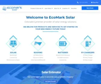 Ecomarksolar.com(Ecomark Solar) Screenshot