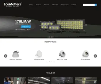 Ecomatters.com.au(MR16 LED Lamp) Screenshot