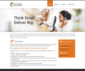 Ecomcc.ca(ECom Customer Care) Screenshot