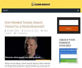 Ecomdigest.com(ECom Digest) Screenshot