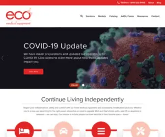 Ecomedical.ca(Home Medical Equipment) Screenshot
