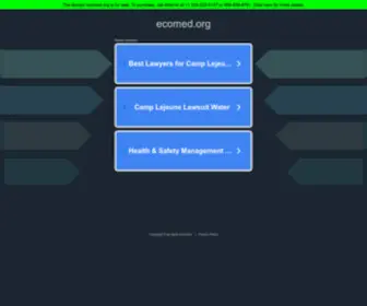 Ecomed.org(Ecomed) Screenshot