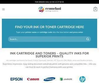 Ecomelani.com(Buy Original & Compatible Inks) Screenshot