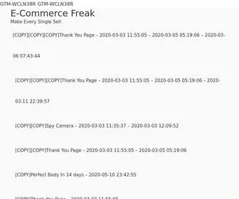 Ecomfreak.com.ng(Make Every Single Sell) Screenshot