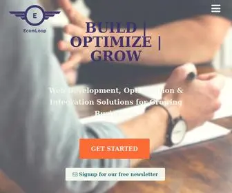 Ecomloop.com(Digital economy solutions for uncommon businesses) Screenshot