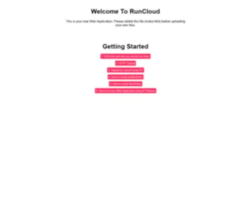 Ecomm-TRCK.com(Runcloud) Screenshot