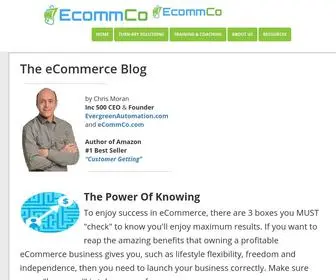 Ecommco.net(The eCommerce Blog) Screenshot
