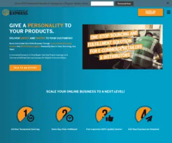 Ecommerce-Express.com(Fulfilment Center Solutions in China) Screenshot