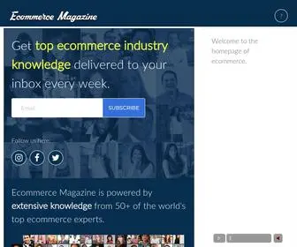 Ecommerce-Mag.com(Ecommerce Magazine) Screenshot