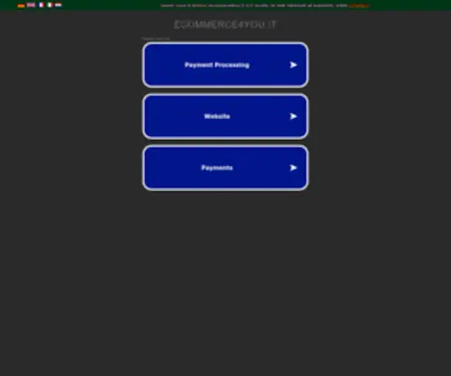 Ecommerce4You.it(Ecommerce Enterprise) Screenshot