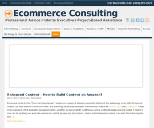 Ecommerceconsulting.com(Ecommerce Consulting) Screenshot