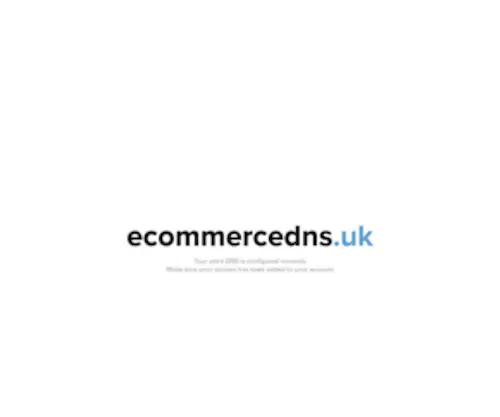 Ecommercedns.uk(Your dns is configured correctly) Screenshot