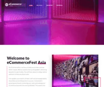 Ecommercefest.asia(The Largest eCommerce Conference in Asia) Screenshot