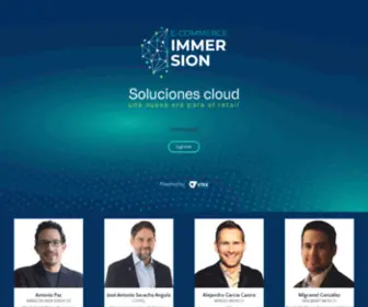 Ecommerceimmersion.mx(Soluciones cloud) Screenshot