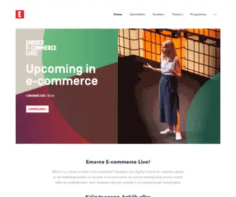 Ecommercelive.nl(E-Commerce Live) Screenshot