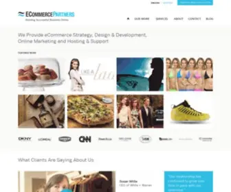 Ecommercepartners.net(Building successful business online) Screenshot