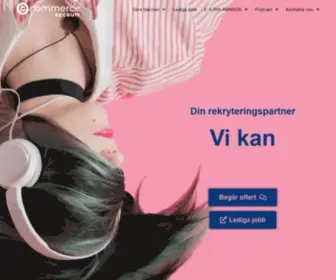 Ecommercerecruit.se(Rekryteringsföretag inom E) Screenshot