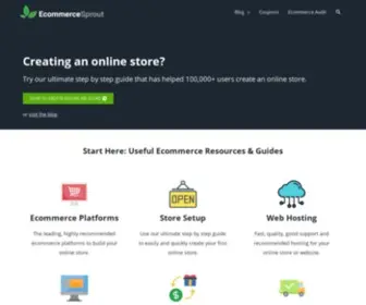 Ecommercesprout.com(Ecommerce Sprout) Screenshot