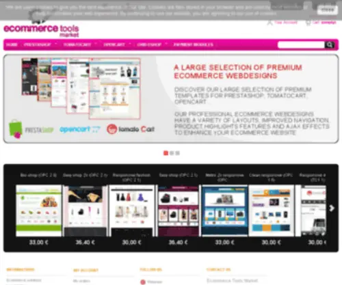 Ecommercetoolsmarket.com(网页设计) Screenshot
