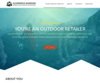 Ecommercewarriors.net(Helping Outdoor Retailers Increase Profits) Screenshot