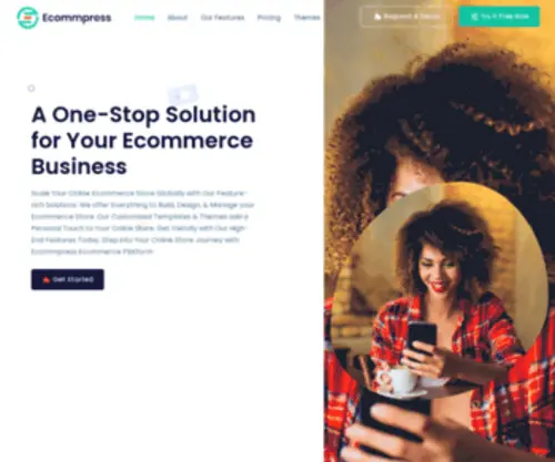 Ecommpress.com(Home) Screenshot