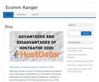 Ecommranger.com(Ecomm Ranger) Screenshot