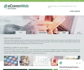 Ecommweb.co.uk(ECommWeb Web Design) Screenshot