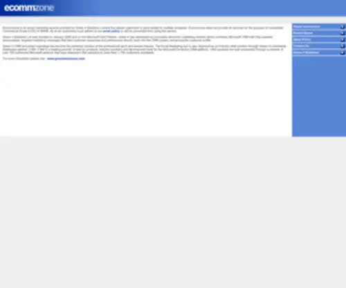 EcommZone.com(ecommzone) Screenshot