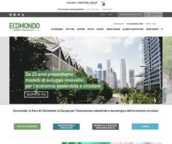 Ecomondo.com(Ecomondo) Screenshot