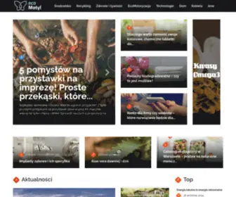 Ecomotyl.pl(Twój portal ekologiczny) Screenshot