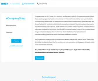 Ecompanyshop.com(My account) Screenshot