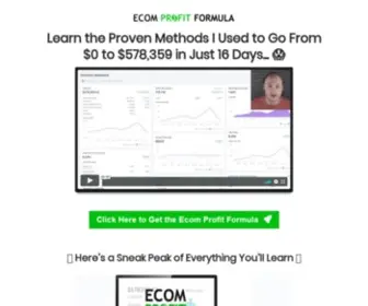 Ecomprofitformula.com(Ecom Profit Formula) Screenshot