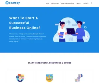 Ecomsay.com(Helping You Make The Right Decision) Screenshot