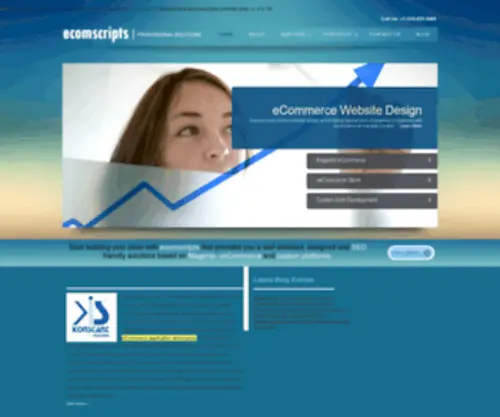 Ecomscripts.com(ECommerce Website Design & Custom Web Development Services at Affordable Price) Screenshot