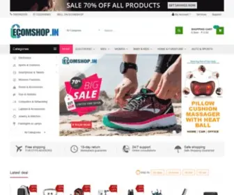 Ecomshop.in(Online shopping site in India to shop Electronics) Screenshot