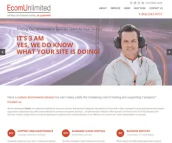 Ecomunlimited.com(We keep your business running … guaranteed) Screenshot