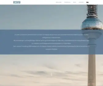 Econa.com(ECONA AG) Screenshot