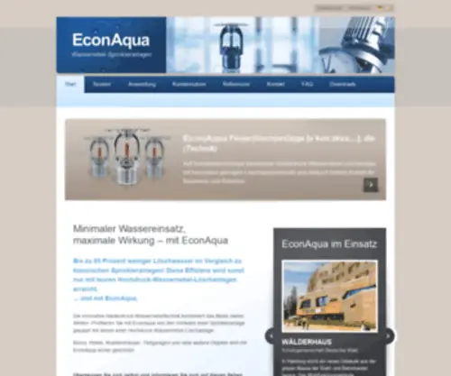 Econaqua.com(EconAqua Wassernebel) Screenshot