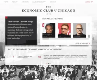 Econclubchi.org(Economic Club of Chicago) Screenshot