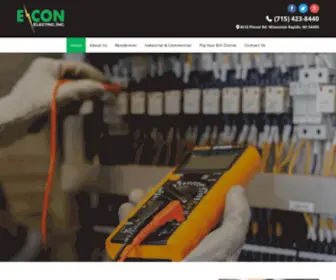 Econelectric.com(Electrical Contractors) Screenshot