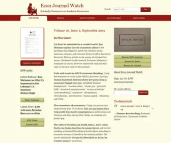 EconjWatch.org(Econ Journal Watch (EJW)) Screenshot