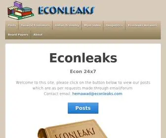 Econleaks.com(Econleaks) Screenshot