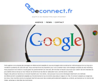 Econnect.fr(Agence de Marketing sur Internet) Screenshot