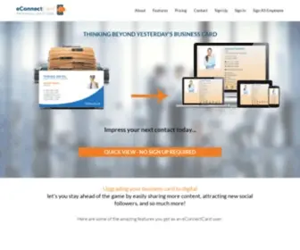 Econnectcard.com(Welcome) Screenshot