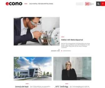 Econo.de(Das Portal für den Mittelstand) Screenshot