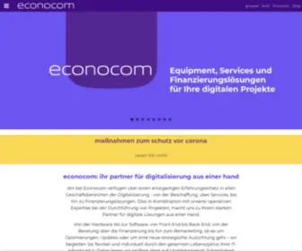 Econocom.de(Europäischer Anbieter von digitalen Lösungen) Screenshot