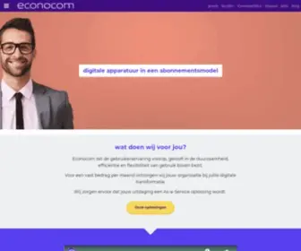 Econocom.nl(Econocom) Screenshot