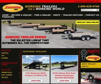 Econolinetrailers.com(Econoline Trailers and Parts) Screenshot