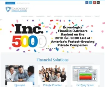Econologicsfinancialadvisors.com(Financial Advisor for Practice Owners) Screenshot