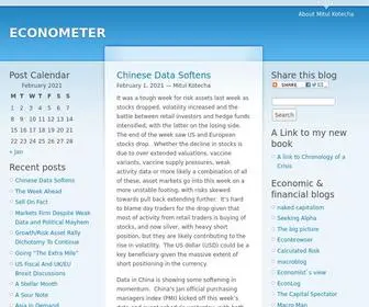 Econometer.org(My thoughts on the global economy and markets) Screenshot